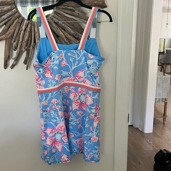 Lilly Pulitzer Blue and Pink Mini Dress - Picture 2 of 7